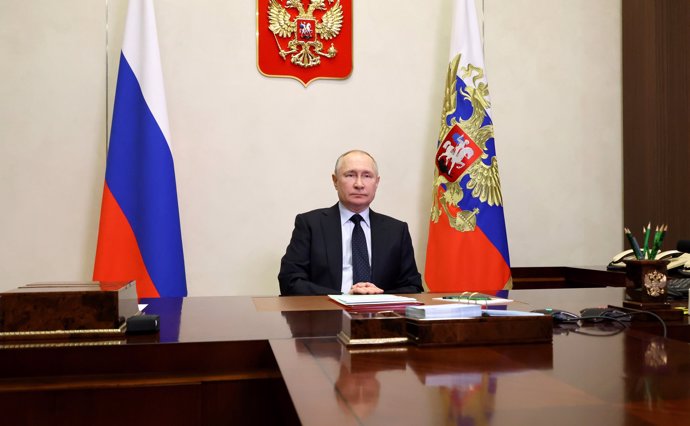 Putin chairs a Security Council meeting in Russia